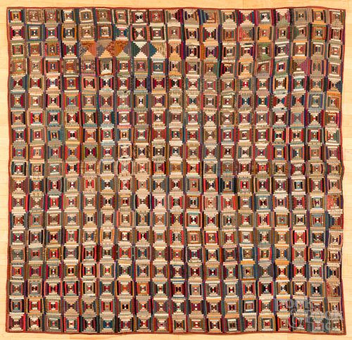 PENNSYLVANIA LOG CABIN QUILT, MID
