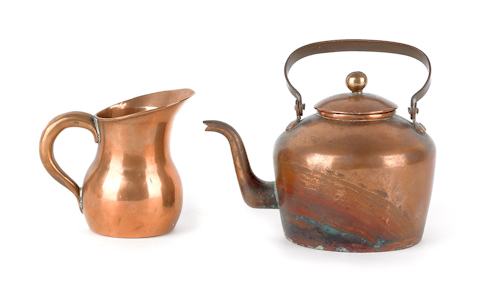 Pennsylvania miniature copper tea