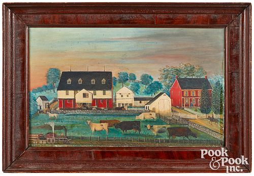 PENNSYLVANIA OIL ON PANEL
