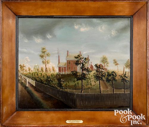 PENNSYLVANIA OIL ON PANEL HOUSE