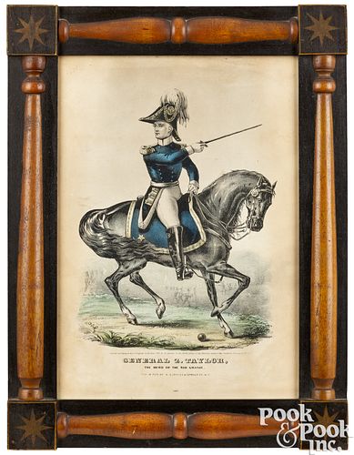 PENNSYLVANIA PAINTED FRAME, 19TH