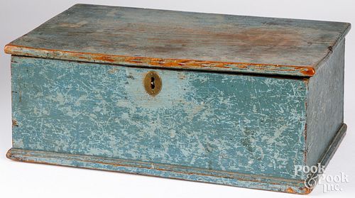 PENNSYLVANIA PAINTED PINE LOCK BOX,