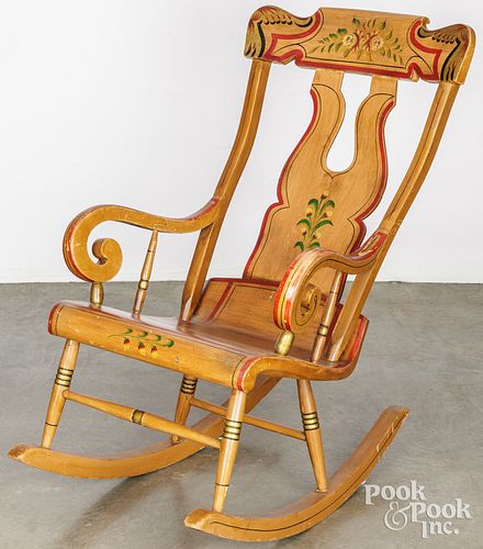 PENNSYLVANIA PAINTED PLANK SEAT