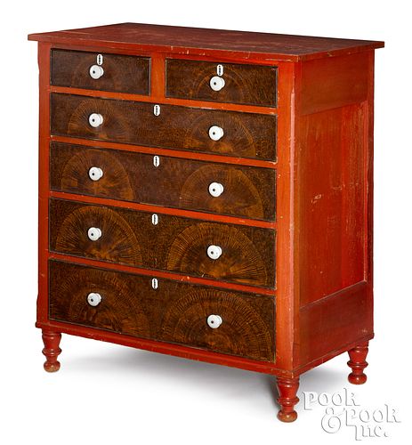 PENNSYLVANIA PAINTED POPLAR CHEST