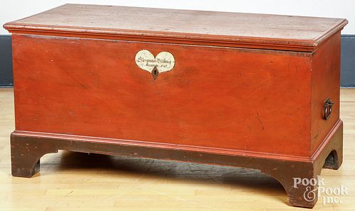 PENNSYLVANIA PAINTED POPLAR DOWER