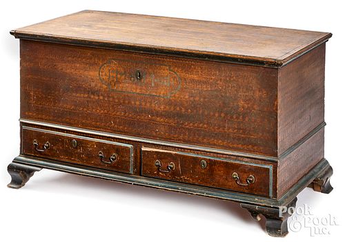PENNSYLVANIA PAINTED POPLAR DOWER