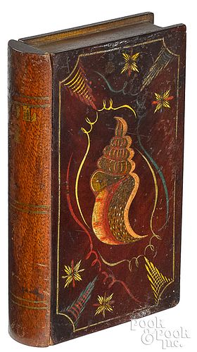PENNSYLVANIA PAINTED WALNUT BOOK