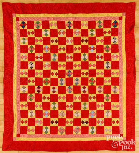 PENNSYLVANIA PATCHWORK BLOCK QUILT,
