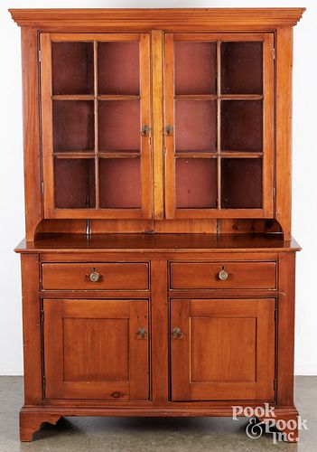 PENNSYLVANIA PINE DUTCH CUPBOARD,