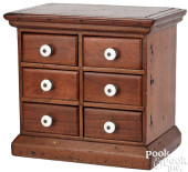 PENNSYLVANIA PINE SPICE CHEST,
