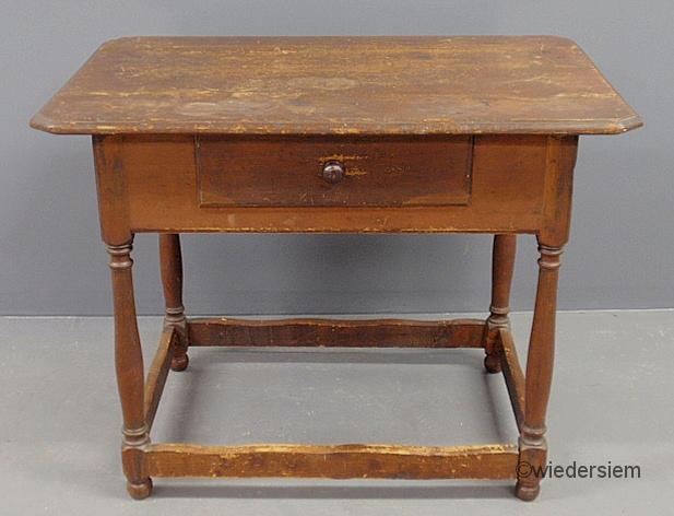 Pennsylvania pine tavern table 19th