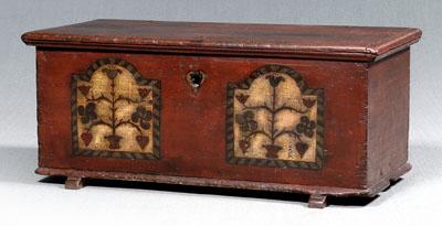 Pennsylvania poplar lift-top chest,