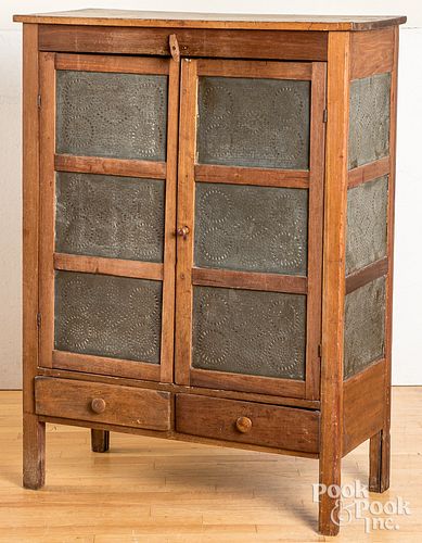 PENNSYLVANIA POPLAR PIE SAFE,