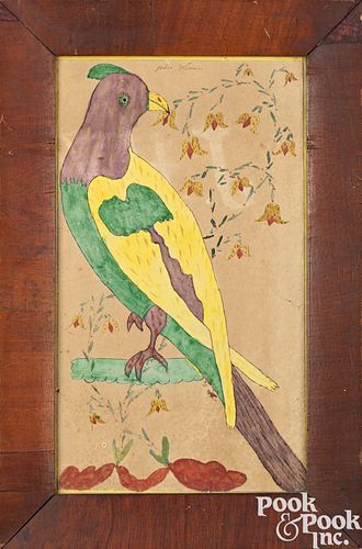 PENNSYLVANIA PRIMITIVE WATERCOLOR