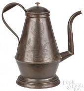 PENNSYLVANIA PUNCHED TIN COFFE