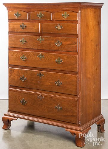PENNSYLVANIA QUEEN ANNE WALNUT SEMI