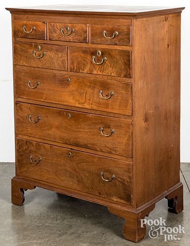 PENNSYLVANIA QUEEN ANNE WALNUT SEMI