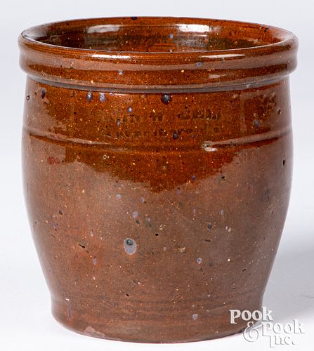 PENNSYLVANIA REDWARE APPLE BUTTER