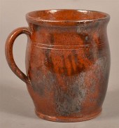 PENNSYLVANIA REDWARE APPLE BUT