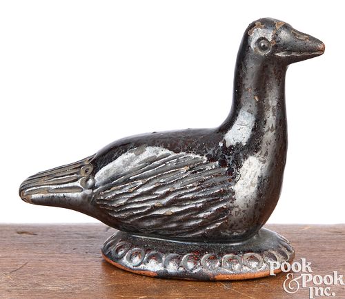 PENNSYLVANIA REDWARE BIRD RATTLE,