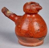 PENNSYLVANIA REDWARE BIRD WHIS
