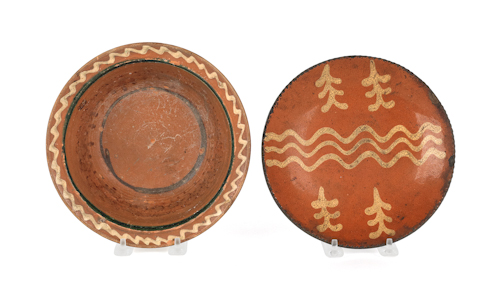 Pennsylvania redware bowl early