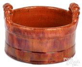 PENNSYLVANIA REDWARE BUTTER TU