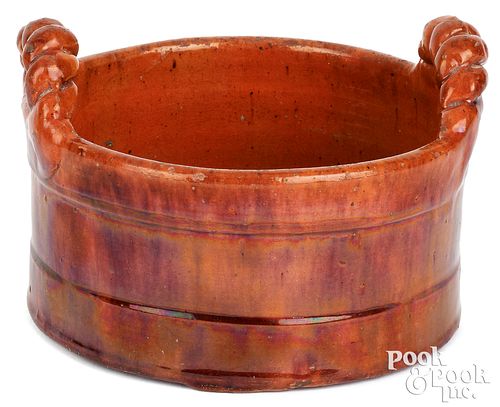 PENNSYLVANIA REDWARE BUTTER