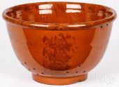 PENNSYLVANIA REDWARE COLANDER,