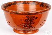 PENNSYLVANIA REDWARE COLANDER,