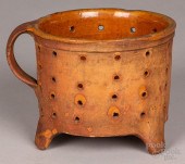 PENNSYLVANIA REDWARE COLANDER,
