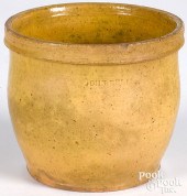 PENNSYLVANIA REDWARE CROCK, 19