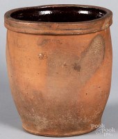 PENNSYLVANIA REDWARE CROCK, 19