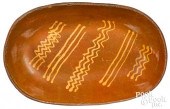 PENNSYLVANIA REDWARE DEEP OVAL