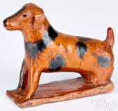 PENNSYLVANIA REDWARE DOG, 19TH