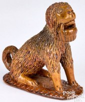 PENNSYLVANIA REDWARE DOG RATTL