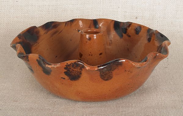 Pennsylvania redware food mold 19th