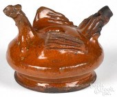 PENNSYLVANIA REDWARE FOOTED WH
