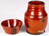 PENNSYLVANIA REDWARE JAR, 19TH