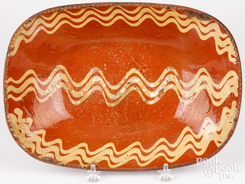 PENNSYLVANIA REDWARE LOAF DISH,
