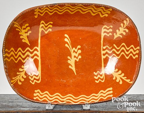 PENNSYLVANIA REDWARE LOAF DISH,