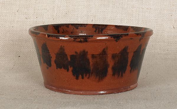 Pennsylvania redware mixing bowl