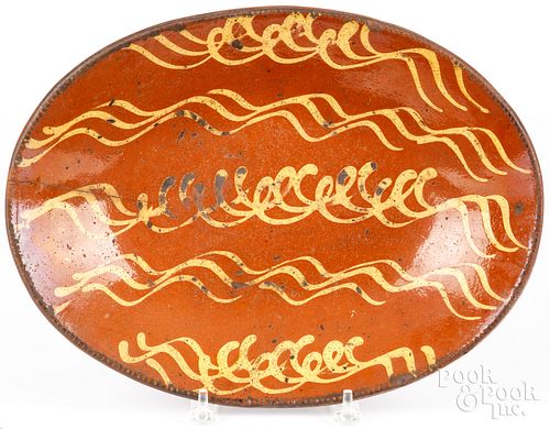 PENNSYLVANIA REDWARE OVAL LOAF