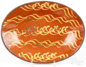 PENNSYLVANIA REDWARE OVAL LOAF