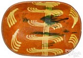 PENNSYLVANIA REDWARE OVAL LOAF