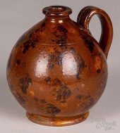 PENNSYLVANIA REDWARE OVOID JUG
