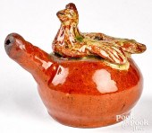 PENNSYLVANIA REDWARE OVOID "PO