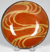 PENNSYLVANIA REDWARE PIE PLATE
