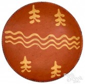 PENNSYLVANIA REDWARE PIE PLATE