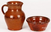 PENNSYLVANIA REDWARE PITCHER A